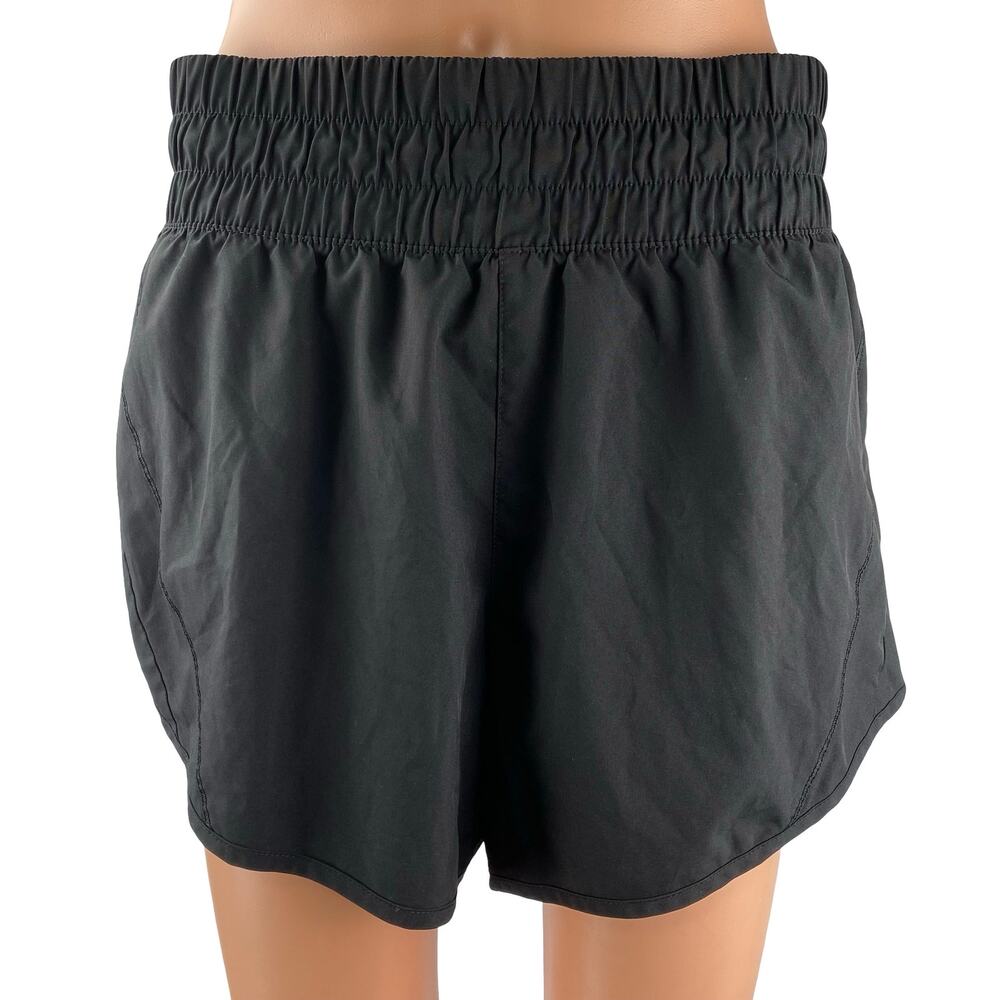 Avia Women's Black High Rise Running Yoga Gym Athletic Activewear Biker Shorts M